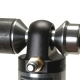 Chromoly Tapered Shock Boss For 1/2 Inch Bolt Unthreaded For 1.50 Diameter 0.120 Wall Tube