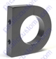 Billet Aluminum Black Annodized Clamp On Universal Small Bracket For 1.500 Tube