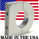 Usa Made Billet Aluminum Clamp On Universal Small Bracket For 1.750 Tube With 1/4-20 Bolt Holes