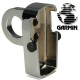 Garmin Etrex Vista Polished Billet Aluminum Gps Mount With Clamp For 1.50 Tube