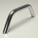 Chrome Steel Weld On Small Grip Grab Handle Or Foot Step 13.5 Inches Wide 4 Inches Tall Radius 1.50