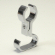 Billet Aluminum Headset Or Helmet Hanger For One Headset Or Helmet Clamps To 1.50 Tube