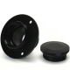 Black Anodized Straight Neck Aluminum Remote Fuel Filler With Billet Aluminum Cap For 2.0 Inch Hose