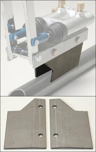 Weld On Tabs For Cnc Or Latest Rage Dual Handle Steering Brakes On To 1.50 Tube Above Shift Rod