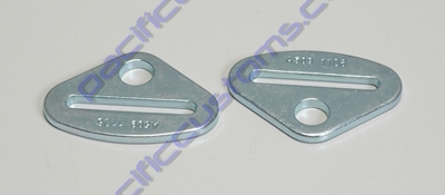 Bolt In Seat Belt Brackets For 2 Inch Or 3 Inch Crow Or Tiger Seat Belts Or Harness - Black