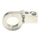 Polished Aluminum USA MADE Whip Mount for 1.75 Inch Tubing