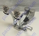 Pedal Assembly With Roller Throttle Round Reservoirs 3/4 Brake 5/8 Clutch Without Slave