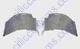 Beetle Short Rear Fender Gravel Guards For 1968 And Later Beetles