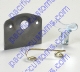 Quarter Turn Fastner Kit For Sheet Metal Includes 0.600 Winghead Flat Button, Spring, And Plate