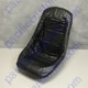 Seat Cover For Poly Low Back Seat - Black Vinyl