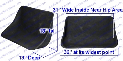 Fiberglass Bench Seat Dimensions