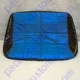 Black With Blue Center Vinyl Cover Only For The 36 Inch Wide Fiberglass Bench Seat