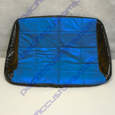 Black With Blue Center Vinyl Cover Only For The 36 Inch Wide