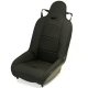 Black Narrow High Back Roadster Suspension Seat 19 Inches Wide For Older Sand Rails, Manx Dune Buggy