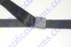 Black Lap With Shoulder Seat Belt For Front Of Beetle With Chrome Buckle For Round Wolfsburg Emblem