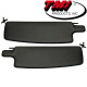 Tmi Black Sun Visors For 1968 To 1977 Hard Top Beetles Or 1973 To 1979 Convertible Beetles And Super