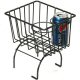 Black Retro Looking Wire Storage Basket Cup Holder Fits All Vw Beetle, Thing, Karmann Ghia, Or Manx