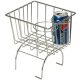 Chrome Retro Looking Wire Storage Basket Cup Holder Fits All Vw Beetle, Thing, Karmann Ghia, Or Manx