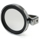Chrome Deluxe Side View Mirror With A Convex 4.25 Inch Diameter Mirror