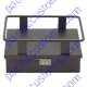 Black Anodize Small Ice Chest Cooler Rack With Storage Compartment