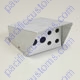 4 Inch Wide Brushed Aluminum Switch Box With Holes