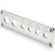 Usa Made Small Billet Aluminum Polished Finish Switch Plate With Holes And Engraving