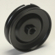 Black Heavy Duty Machined Center Pulley For Alternators Or Generators