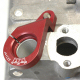 Red Anodized Aluminum Distributor Clamp With Timing Degrees For Bosch 009, Empi 009, Or Pertronix