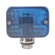 Blue Micro Taillight 1 3/4 X 1 X 1 1/2 Single Filament