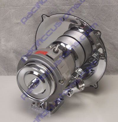 Bosch 55 Amp Alternator Conversion Kit With Chrome Accessories