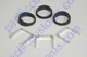 Autometer Black Angled Rings For 2 1/16 Gauges - Pack Of 3