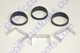 Autometer Black Angled Rings For 2 5/8 Gauges - Pack Of 3