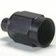 An #10 Female Cap For Hose Adapters Anodized Black