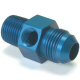 An Adapter For Pressure Gauges 3/8Npt Male To #6 Male With 1/8Npt Hole For Gauge