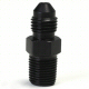 An 1/8 Npt Male To #3 Male Straight Hose Adapter Typically Used For Brakes Anodized Black