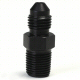 An 1/8 Npt Male To #3 Male Straight Hose Adapter Typically Used For Brakes Anodized Black