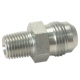 An 1/4 Npt Male To #8 Male Straight Steel Hose Adapter For Power Steering
