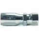 An #8 Straight Steel Hose End Fitting For Cloth Braided Hose On Power Steering Lines