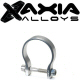 Axia Alloys 1.7 Inch Diameter Silver Anodized Clamp