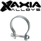 Axia Alloys 2 Inch Diameter Silver Anodized Clamp