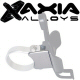 Axia Alloys Clamp-On Silver Mount For Hand Held Garmin GPS The Plastic Mount Sold Separately