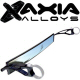 Axia Alloys 17 Inch Panoramic Rear View Mirror Black Billet Aluminum Clamp On 6 Inch Long Arms