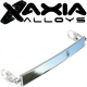 Axia Alloys 17 Inch Panoramic Rear View Mirror Silver Billet Aluminum Clamp On 2.5 Inch Long Arms