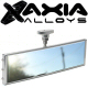 Axia Alloys 9 Inch Panoramic Rear View Mirror Silver Billet Aluminum Bolt On