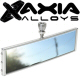 Axia Alloys 9 Inch Panoramic Rear View Mirror Silver Billet Aluminum Weld On