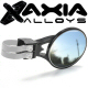Axia Alloys Locking Black 4 Inch Billet Aluminum Convex Side View Mirror