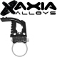Axia Alloys Black Anodized Universal Mounting Point With Rubber Strap For 5/8 Inch To 1-3/8 Inches