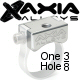 Axia Alloys Silver Universal Mounting Point With One 3/8-16 Threaded Female Hole