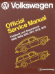 Bentley Service Manual For Fastback Or Squareback 1968 To 1973