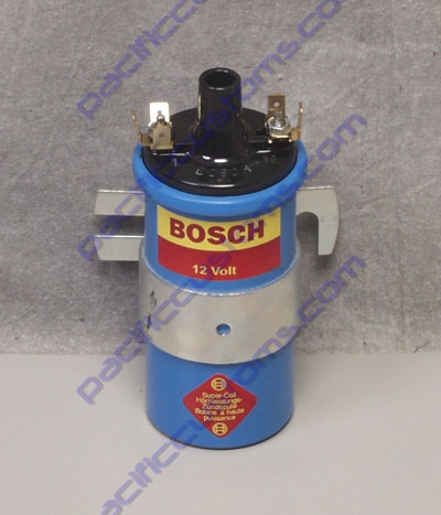 Bosch Heavy Duty 12 Volt Blue Ignition Coil Epoxy Filled With